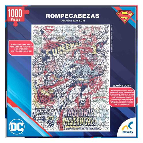 Rompecabezas Coleccionable Superman 85° Aniversario 1000 piezas