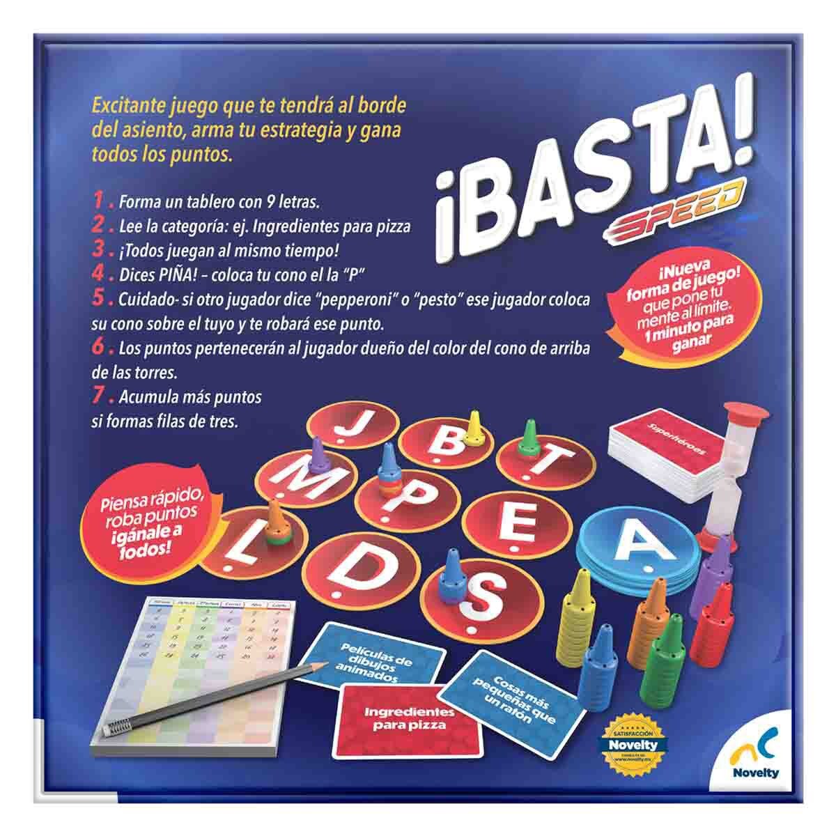 Juego de discount mesa basta hasbro