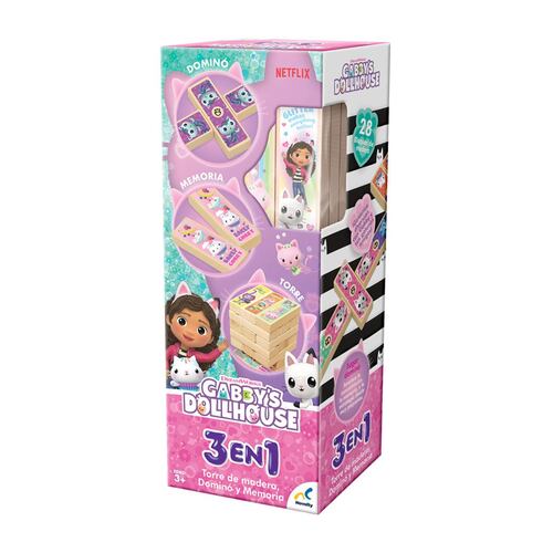 Torre de Madera 3 en 1 Gabby’s Doll House