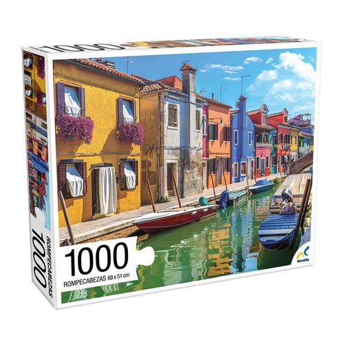 Rompecabezas Adulto Burano Venecia 1000 piezas