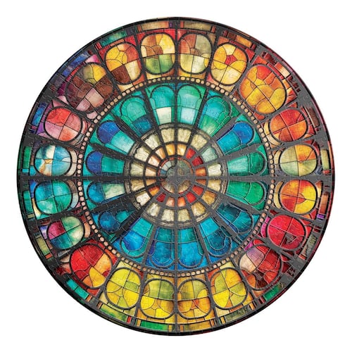 Rompecabezas Circular Vitrales