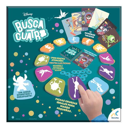 Juegos de Memoria Disney Busca Cuatro