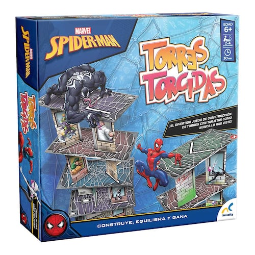 Juego de Mesa Infantil Torres Torcidas Spiderman