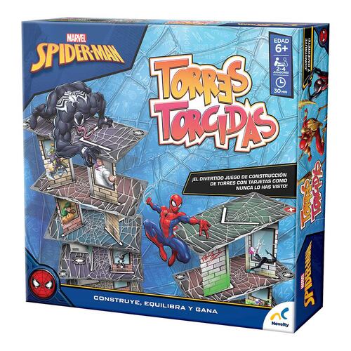 Juego de Mesa Infantil Torres Torcidas Spiderman