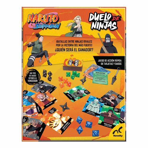 Juego de Mesa Duelo de Ninjas Naruto NOVELTY