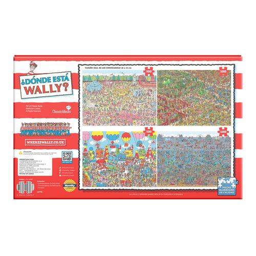 Set de Cajones con 4 rompecabezas ¿Dónde Está Wally? Novelty