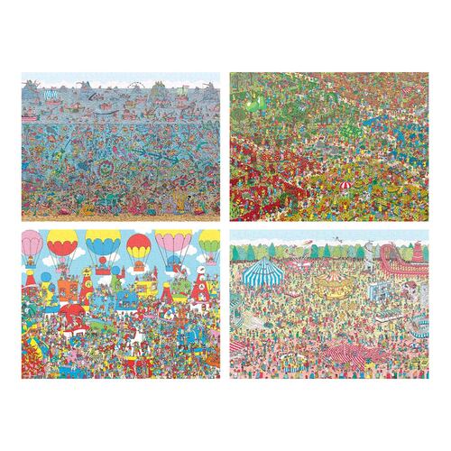 Set de Cajones con 4 rompecabezas ¿Dónde Está Wally? Novelty