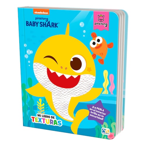 Libro preescolar de texturas baby shark
