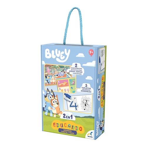 Juego de Mesa Preescolar Educando: Números Cuenta y Traza NOVELTY