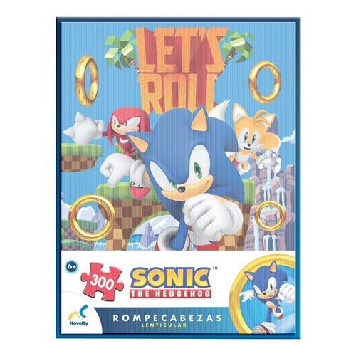 Rompecabezas Lenticular Sonic NOVELTY 300 Piezas