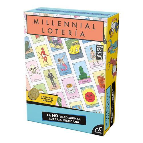 Juego de mesa Lotería Milenial NOVELTY