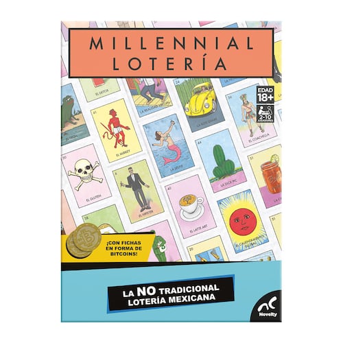 Juego de mesa Lotería Milenial NOVELTY