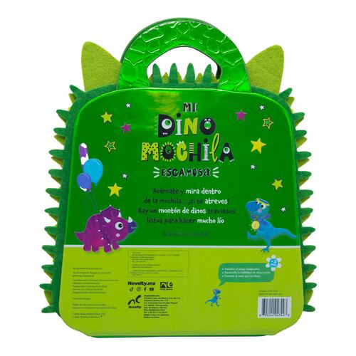 Libro preescolar mi dinomochila escamosa