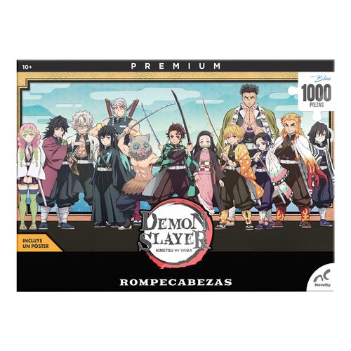 Rompecabezas Coleccionable Premium Demon Slayer NOVELTY 1000 Piezas