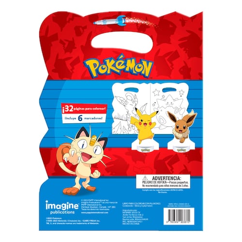 Libro de actividades super color pokémon