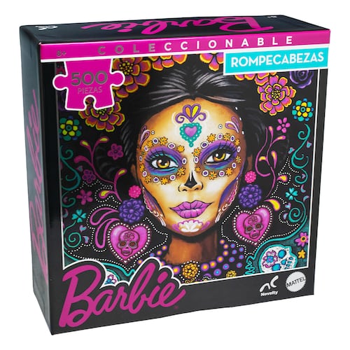 Rompecabezas Coleccionable Metalizado Barbie Catrina 500 Piezas