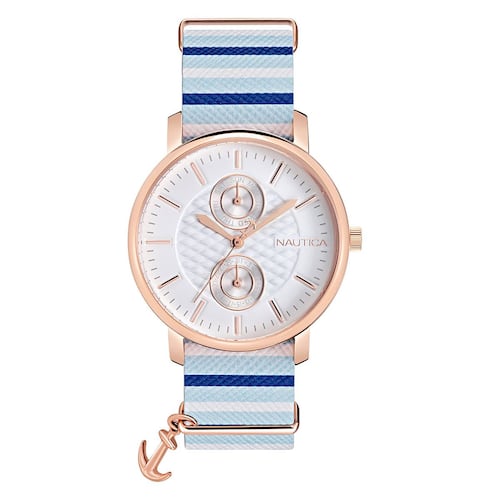Reloj Nautica Azul Para Dama