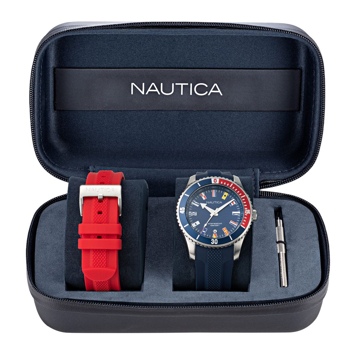 Acero Inoxidable Reloj Nautica Banderas Precio Reloj NAPPBS038