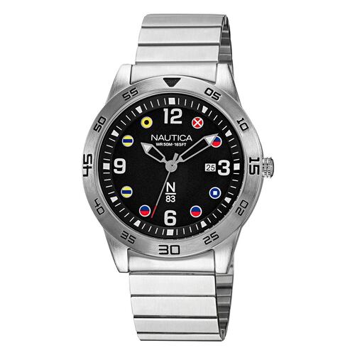 Reloj Nautica N83 NAPPAS102 plata para caballero
