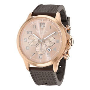 Nautica Orologio Uomo Casual NAPNOS4S1 - Cronografo In Eco-Ceramica Con Cinturino In Fibra Di Grano, Impermeabile 100m
