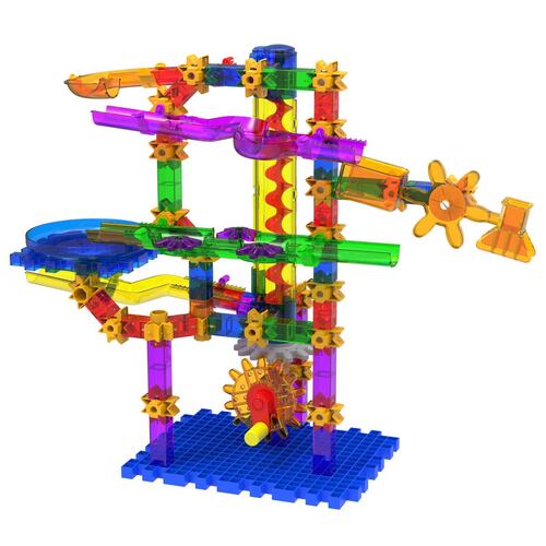 Set de Juego Laberinto de Canicas Elevador Espiral Techno Gears Marble Mania Twister