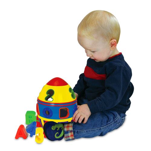 Juego Didáctico Cohete Clasificador de Formas The Learning Journey