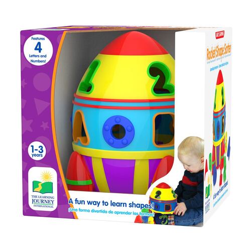 Juego Didáctico Cohete Clasificador de Formas The Learning Journey