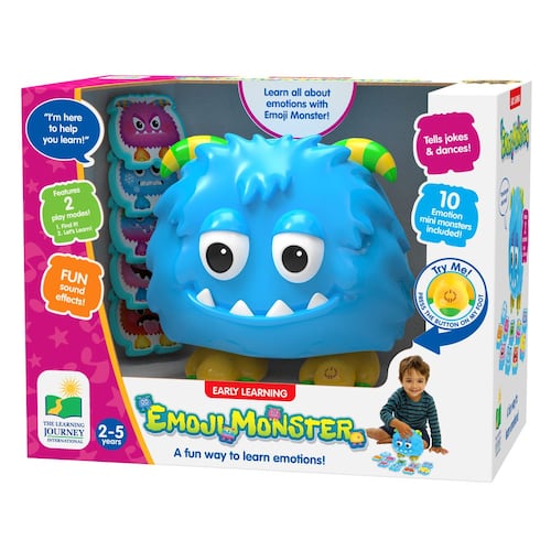 Juego Didáctico Monstruo Emoji Azul The Learning Journey
