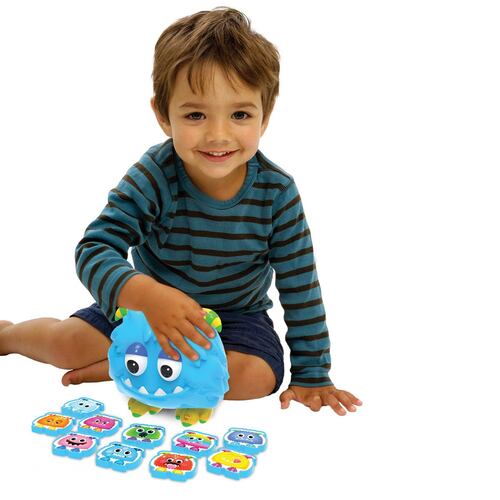 Juego Didáctico Monstruo Emoji Azul The Learning Journey
