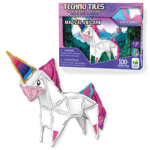 Set de Juego Magical Unicorn Techno Tiles ¡Crea un Sin Fin de Diseños! The Learning journey