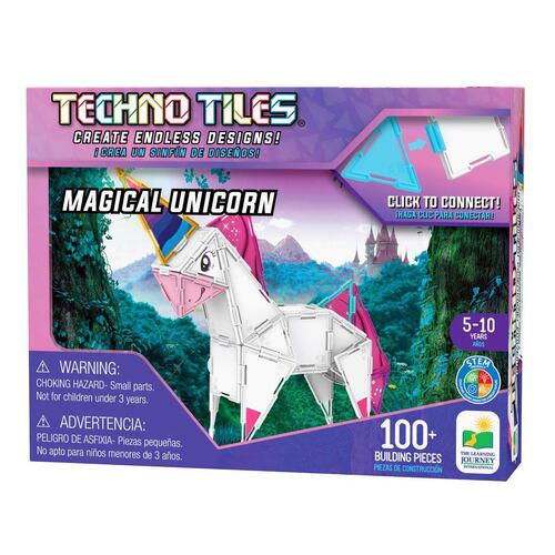 Set de Juego Magical Unicorn Techno Tiles ¡Crea un Sin Fin de Diseños! The Learning journey