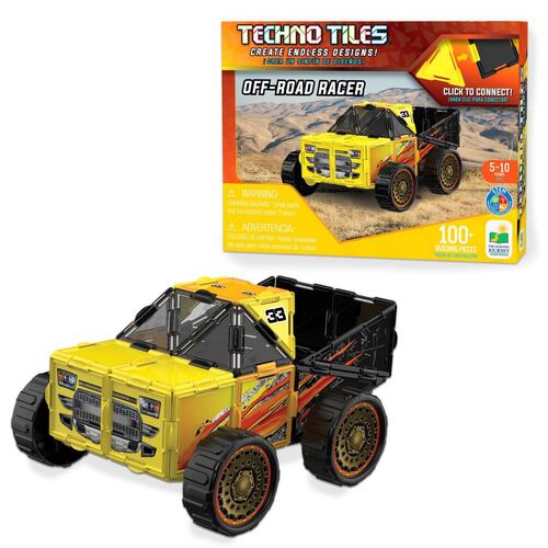 Set de Juego Off Road Racer Techno Tiles ¡Crea un Sin Fin de Diseños! The Learning journey