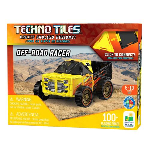 Set de Juego Off Road Racer Techno Tiles ¡Crea un Sin Fin de Diseños! The Learning journey