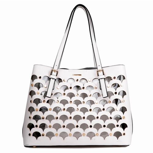 Bolso tote Crabtree blanco