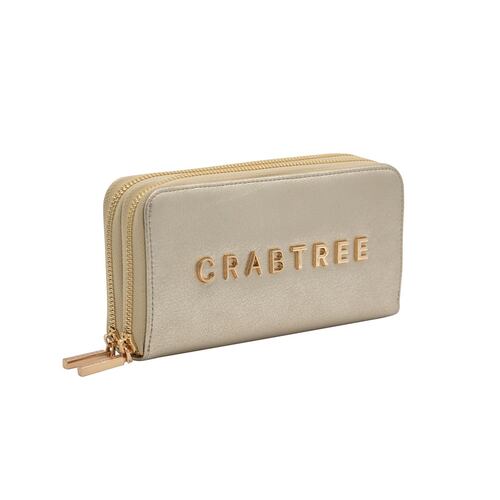 Cartera Crabtree Oro para Mujer