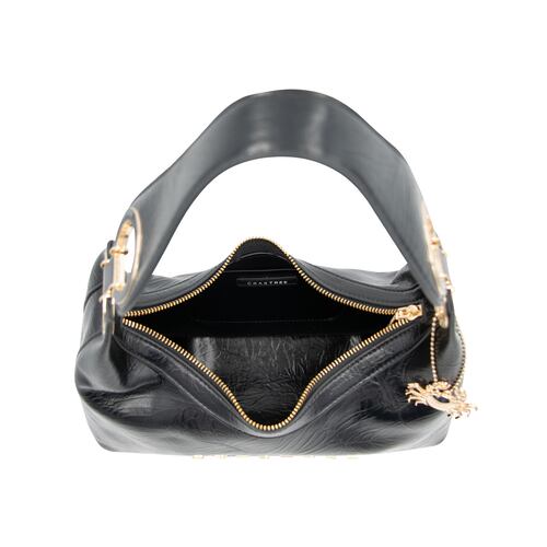 Bolsa Baguette Crabtree Negro Para Mujer