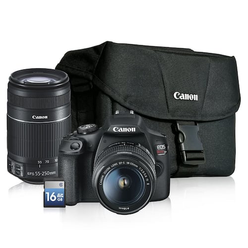 Cámara Canon Kit T7 18-55 / 55-250 / GB