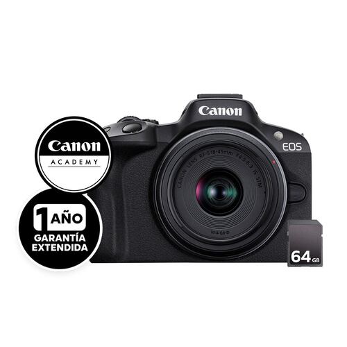 Cámara Canon KIT mirrorless R50 18-45