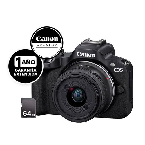 Cámara Canon KIT mirrorless R50 18-45