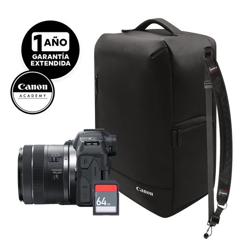 Cámara Canon R8 Lente Canon - Mochila - SD 64GB - Curso Online - Garantía Ext.
