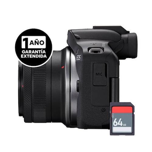 Cámara Canon Kit R50 Lente 18-45 Sd G Ext