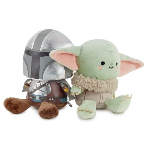 Peluche Star Wars The Mandalorian y Grogu Magnético Better Together Hallmark