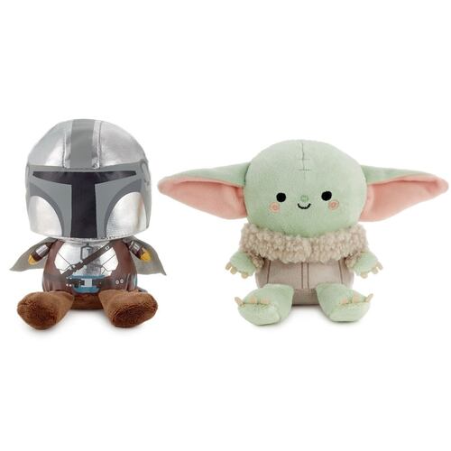 Peluche Star Wars The Mandalorian y Grogu Magnético Better Together Hallmark