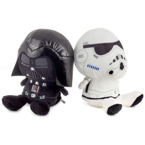 Peluche Star Wars Darth Vader y Stormtrooper Magnético Better Together Hallmark