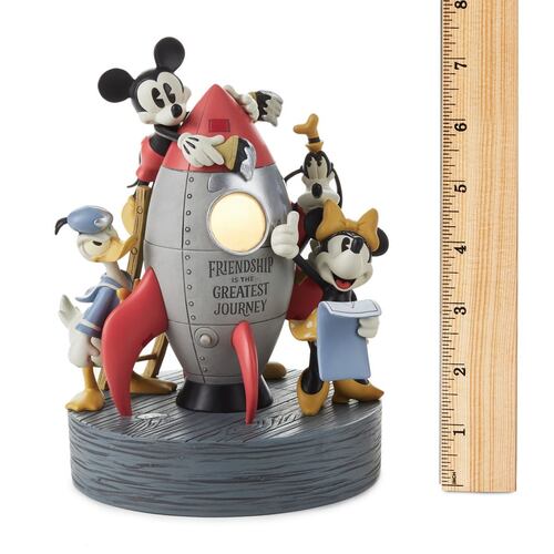 Figura Decorativa con Luz Disney Cohete Mickey Mouse y Amigos Hallmark