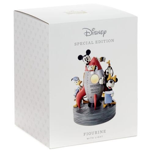 Figura Decorativa con Luz Disney Cohete Mickey Mouse y Amigos Hallmark