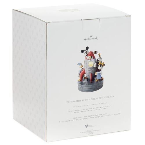 Figura Decorativa con Luz Disney Cohete Mickey Mouse y Amigos Hallmark