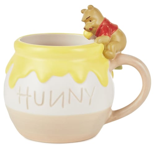 Taza Cerámica Esculpida Disney Winnie The Pooh Hallmark
