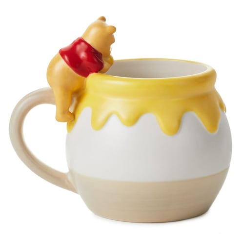 Taza Cerámica Esculpida Disney Winnie The Pooh Hallmark