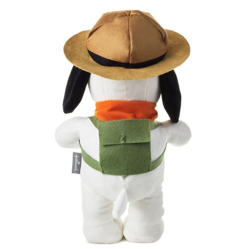 Peluche con Sonido y Movimiento Peanuts Snoopy Scouts Hallmark